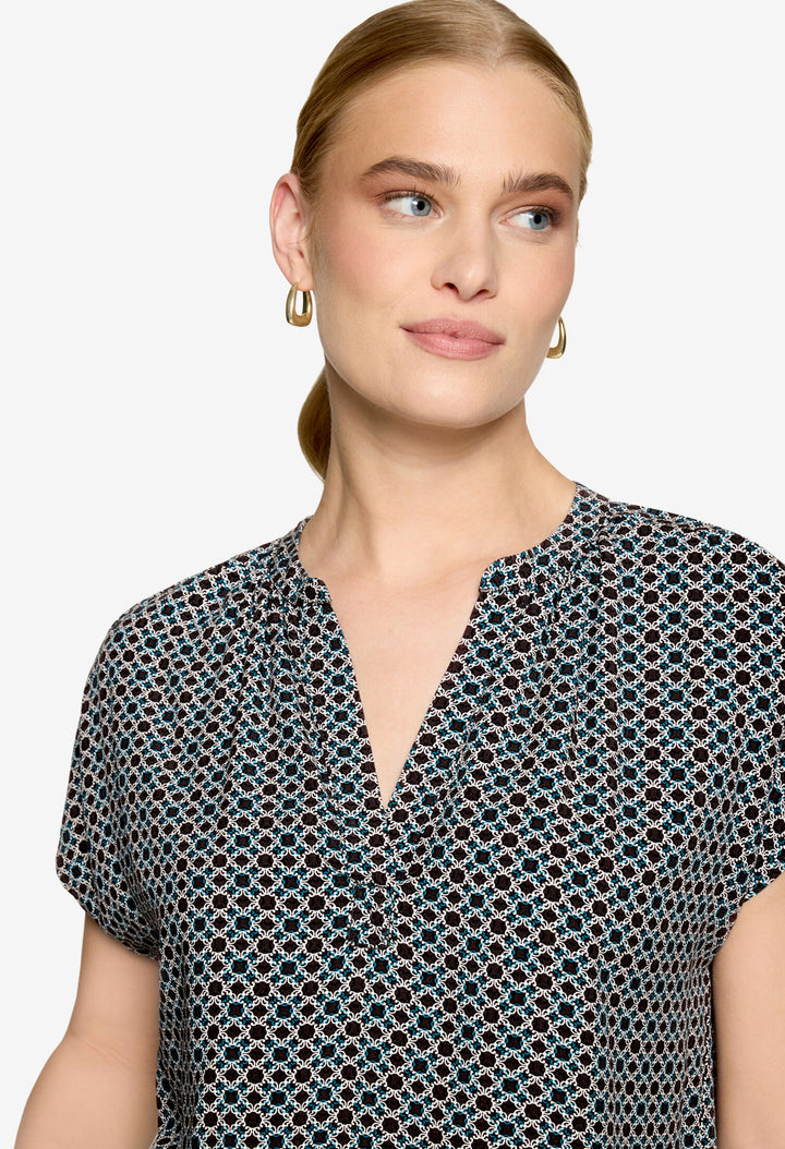 Mosaic Print Blouse