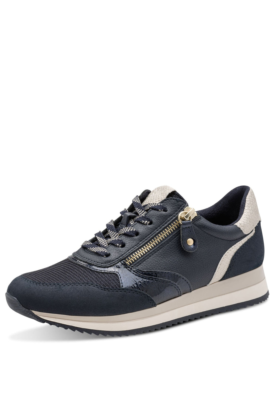 Contrast Side Zip Trainer