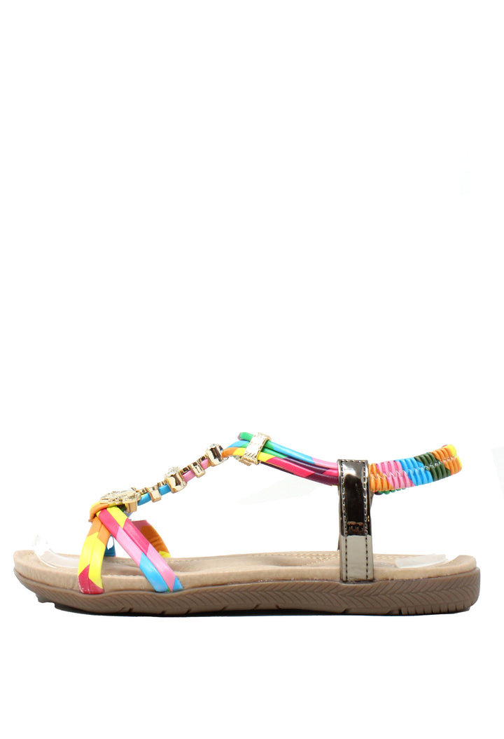 Floral and Gem Sandal