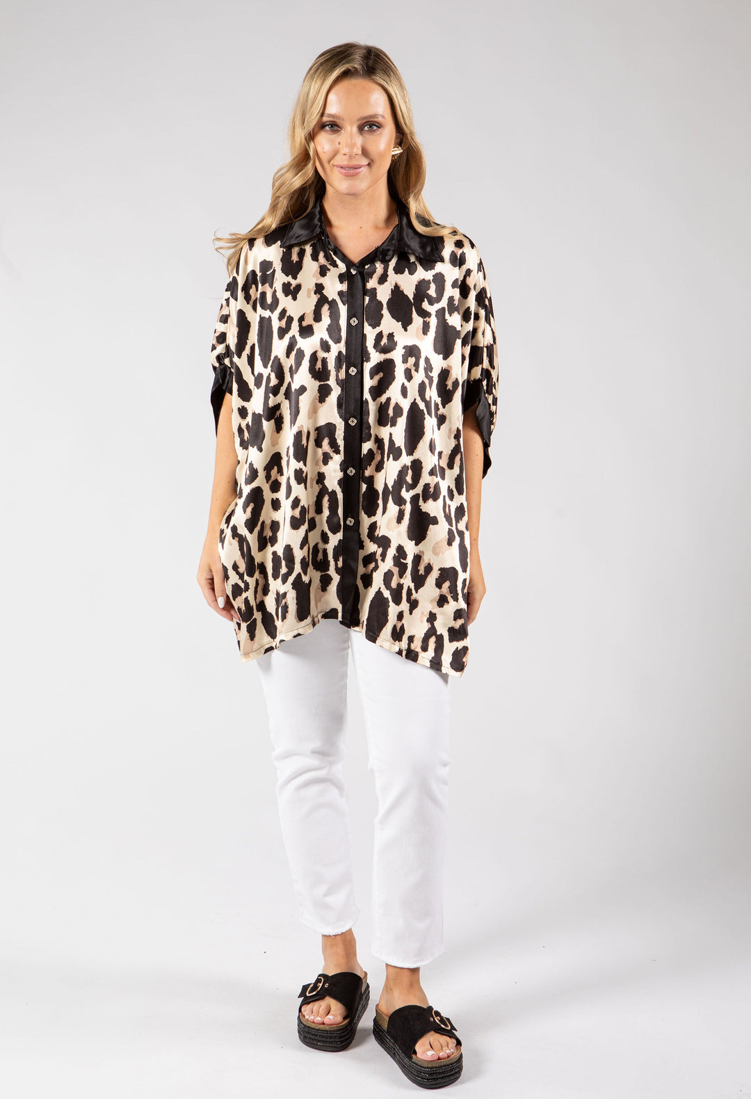 Silky Leopard Shirt