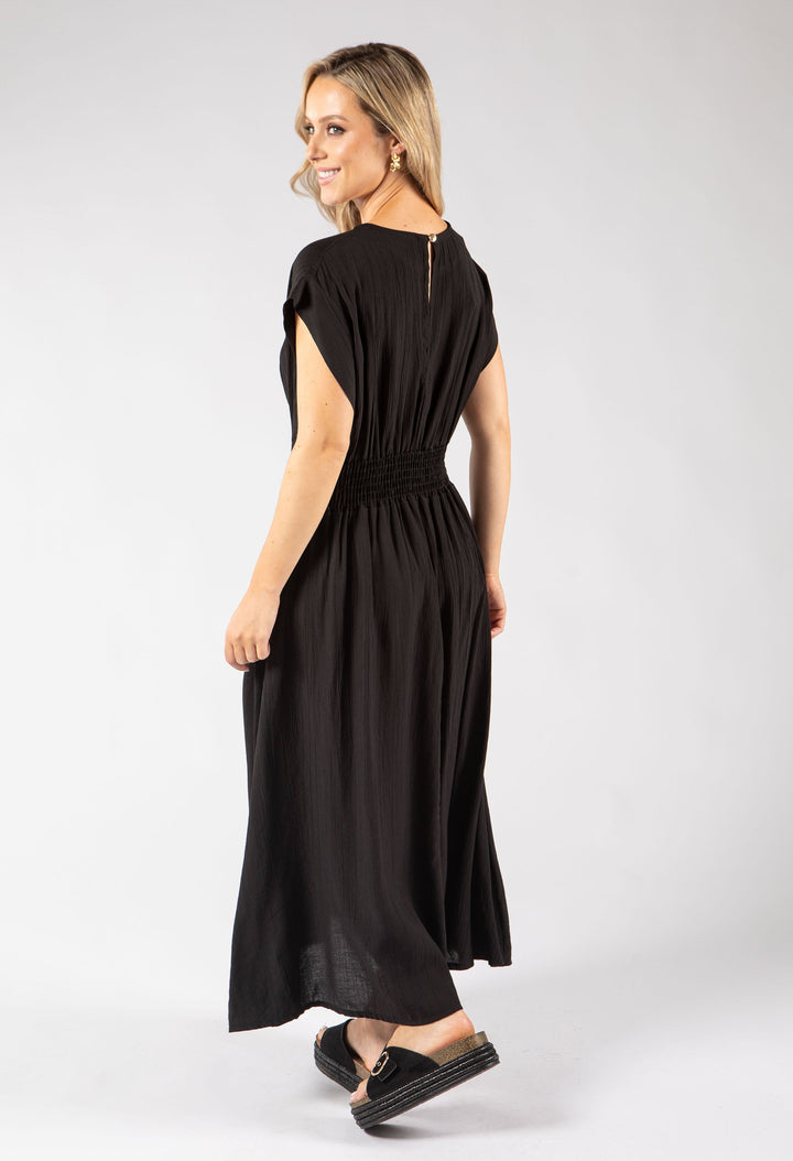 Pleated Midi Dress